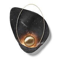 Contemporary wall light PEARLindoormetalpolished brass