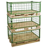 Metal pallet collar AR8001200XXXX6017S1foldablespace savingwire mesh