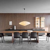 Contemporary dining table AVA oakwalnuteucalyptus