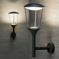 Contemporary wall light Pharosoutdooraluminumlantern