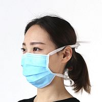 Type IIR surgical mask polypropylenebluewhite