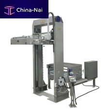 Low level infeed palletizer PAL-108DAfor cartonsfor cardboard boxespackage