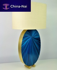 Table lamp LP OVAL SWBRbrushed brasscontemporarycorded