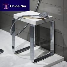 Contemporary bench CUBEstainless steelpolyurethanerubber