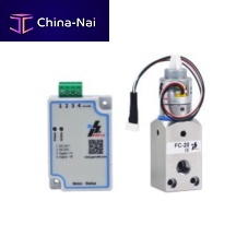 Needle valve FC-120+PM-120pneumaticflow controladjustment