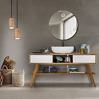 Free-standing washbasin cabinet Feelgood teakreclaimed materialcontemporary