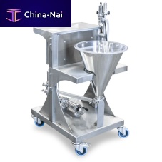 Piston dosing dispenser for high-viscosity mediafor the food industryfor the cosmetics industry