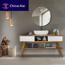 Free-standing washbasin cabinet Feelgood teakreclaimed materialcontemporary
