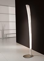 Floor-standing lamp CALLAbrushed stainless steelglasscontemporary
