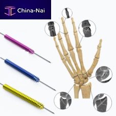 Hand compression bone screw cannulatedheadless