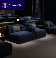 Home cinema sofa ALICE HCcontemporaryfabricblue