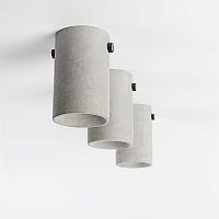 Contemporary ceiling light LVroundconcretestone