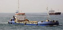 Hopper barge cargo ship