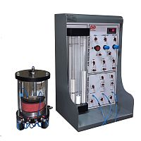 Permeability test equipment semi-automaticfor geotextiles