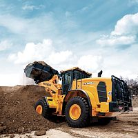 Wheeled loader HL965for constructionmining and quarryinghandling