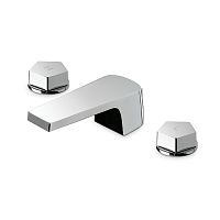 Double-handle washbasin mixer tap PARK: 67506 countertopmetalbathroom