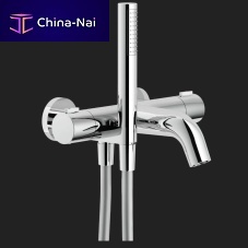 Shower mixer tap LIKID: LK00010/2CRfor bathtubwall-mountedbrass
