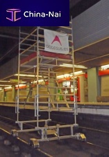 Mobile scaffolding FT-054 facademodularwith stairway
