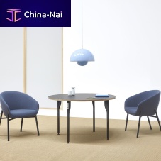 Contemporary table MAGPOWERwirewoodenwooden base