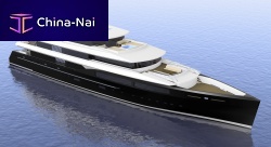 Cruising mega-yacht W 65Mwheelhousesteelvertical bow