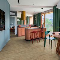 Oak laminate flooring WOODSTOCKHDFfloatingglued