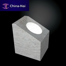 Urban bollard light lucecontemporarytravertineLED