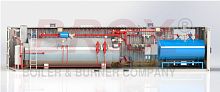 Superheated steam steam generator saturated steamfire tubecontainerized