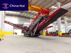 Mining screener BPE102for recyclingconstructionprocess