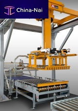 Robotic palletizer layerfor crateshandling