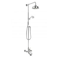 Double-handle shower mixer tap WH2292for bathtubwall-mountedthermostatic