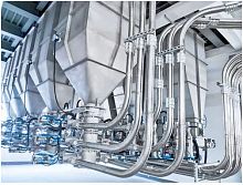 Feeder pneumatic conveying system for batteryfor plasticsfor coatings