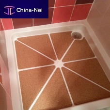 Shower non slip mat kit ready to stick for Showercork