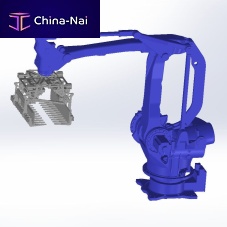 Robotic palletizer bagarticulatedcompact