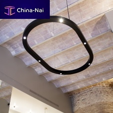 Hanging light fixture ESPACELEDovalcommercial