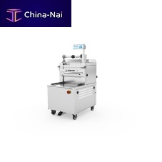 Rotary tray sealer semi-automatic