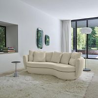Modular sofa IPANEMAsemicircularcontemporaryfabric