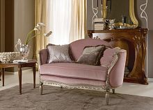 Classic sofa LIBERTY fabricbrown2-person