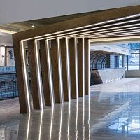 Recessed ceiling light fixture T-UNILEDlinearIP43