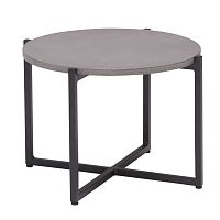 Contemporary side table SOUL LOUNGEaluminumroundhome
