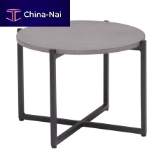 Contemporary side table SOUL LOUNGEaluminumroundhome