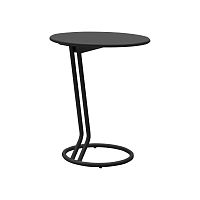 Contemporary side table BOGGIElacquered MDFsteelbrass