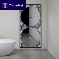 Wall-mounted bathroom mirror COLLAGEcontemporaryrectangular