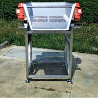 Volumetric dosing dispenser DVfor the food industryhoppervibrating tray