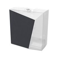 Wall-mounted tissue dispenser Materiamanualpolycarbonatecommercial