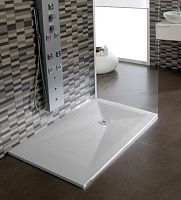 Rectangular shower base MICAabove floorcompositenon-slip