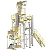 Vertical chamber baling press GSAchannelfor textiles