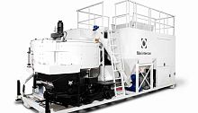 Concrete recycling plant