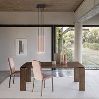 Contemporary table ATLANTEwoodenwooden baserectangular