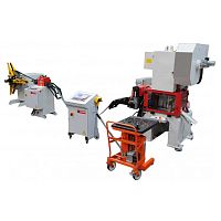 Sheet metal straightener-feeder Long lines