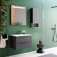 Wall-hung washbasin cabinet LANDESMDFcontemporarywithout door